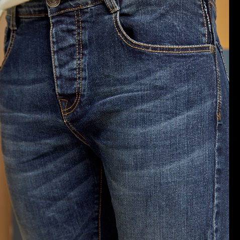 EDWARD JEANS-Ανδρικό jean παντελόνι EDWARD JEANS BAREZ-OB μπλε