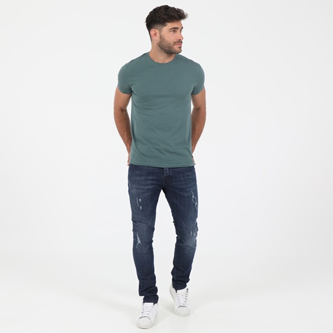 EDWARD JEANS-Ανδρικό jean παντελόνι EDWARD JEANS ARLOW-W21 μπλε