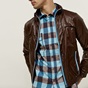 EDWARD JEANS-Ανδρικό ελαφρύ jacket EDWARD JEANS BLAEZ-S22 καφέ