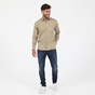 EDWARD JEANS-Ανδρικό πουκάμισο EDWARD JEANS CURD-W21 μπεζ