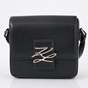 KARL LAGERFELD-Γυναικεία τσάντα χιαστί KARL LAGERFELD 205W3182 K/AUTOGRAPH μαύρη