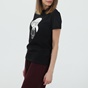 KARL LAGERFELD-Γυναικείο t-shirt KARL LAGERFELD APPAREL IKONIK μαύρο