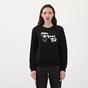 KARL LAGERFELD-Γυναικεία φούτερ μπλούζα KARL LAGERFELD 210W1821 IKONIK KARL &CHOUPETTE μαύρη