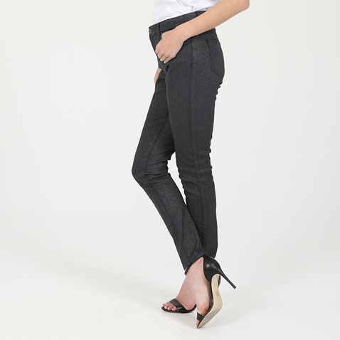 KARL LAGERFELD-Γυναικείο jean παντελόνι KARL LAGERFELD 211W1101 SKINNY SPARKLE μαύρο