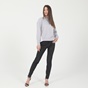 KARL LAGERFELD-Γυναικεία φούτερ μπλούζα KARL LAGERFELD 211W1801 FABRIC MIX γκρι λευκή