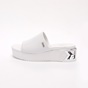 KARL LAGERFELD-Γυναικεία δερμάτινα mules KARL LAGERFELD MULE SANDALS λευκά