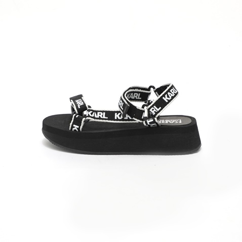 KARL LAGERFELD-Γυναικεία σανδάλια KARL LAGERFELD WEB STRAP μαύρα