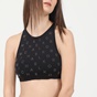 MICHAEL KORS-Γυναικείο μαγιό top MICHAEL by Michael Kors Studded Logo Solids Racerback μαύρο