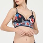 MICHAEL KORS-Γυναικείο μαγιό μπικίνι top MICHAEL by Michael Kors Floral Border Bralette Top μπλε