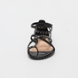 TED BAKER-Γυναικεία σανδάλια TED BAKER FLAT STUDDED GLADIATOR μαύρα