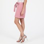 TED BAKER-Γυναικεία βερμούδα TED BAKER UTILITY SHORTS WITH TIE BELT ροζ