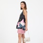 TED BAKER-Γυναικείο μακρύ top camisole TED BAKER Baylor μαύρο