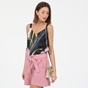TED BAKER-Γυναικείο μακρύ top camisole TED BAKER Baylor μαύρο