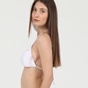 TED BAKER-Γυναικείο μαγιό μπικίνι top TED BAKER TRIANGLE BIKINI TOP TASSEL λευκό