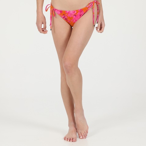 TED BAKER-Γυναικείο μαγιό μπικίνι slip RILLIEY TED BAKER ροζ πορτοκαλί floral