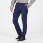 DORS-Ανδρικό formal chino παντελόνι DORS fancy pique μπλε