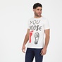 DORS-Ανδρικό t-shirt DORS λευκό