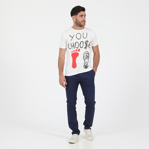 DORS-Ανδρικό t-shirt DORS λευκό