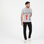 DORS-Ανδρικό t-shirt DORS γκρι