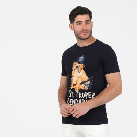 DORS-Ανδρικό t-shirt DORS μαύρο