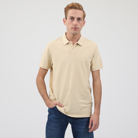 CATAMARAN SAILWEAR-Ανδρική πόλο μπλούζα CATAMARAN SAILWEAR κίτρινη