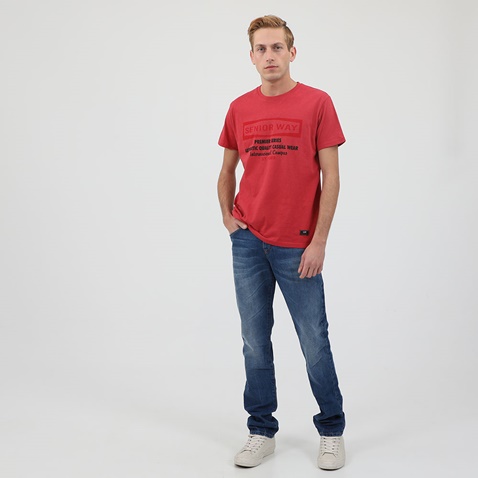CATAMARAN SAILWEAR-Ανδρική μπλούζα CATAMARAN SAILWEAR κόκκινη