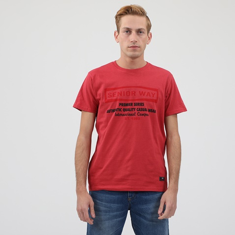 CATAMARAN SAILWEAR-Ανδρική μπλούζα CATAMARAN SAILWEAR κόκκινη