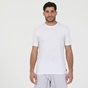 DIRTY LAUNDRY-Ανδρική μπλούζα DIRTY LAUNDRY LINEN DOUBLE HEM TEE λευκή