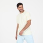 DIRTY LAUNDRY-Ανδρική μπλούζα DIRTY LAUNDRY ROLLED SLEEVE TEE κίτρινη