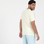 DIRTY LAUNDRY-Ανδρική μπλούζα DIRTY LAUNDRY ROLLED SLEEVE TEE κίτρινη