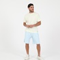 DIRTY LAUNDRY-Ανδρική μπλούζα DIRTY LAUNDRY ROLLED SLEEVE TEE κίτρινη