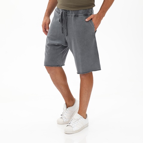 DIRTY LAUNDRY-Ανδρική sport βερμούδα DIRTY LAUNDRY DLMB0220S LOOSE FIT ACID γκρι