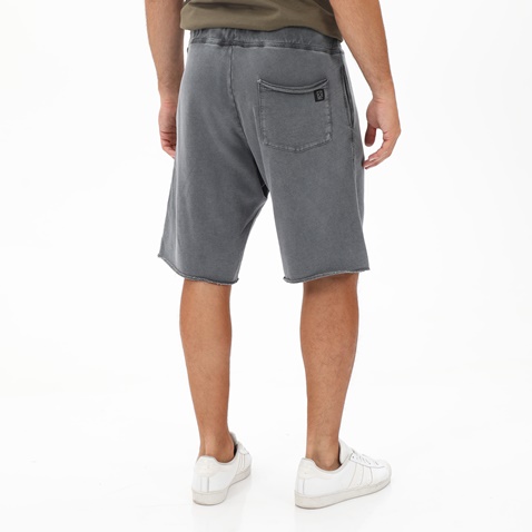 DIRTY LAUNDRY-Ανδρική sport βερμούδα DIRTY LAUNDRY DLMB0220S LOOSE FIT ACID γκρι
