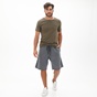 DIRTY LAUNDRY-Ανδρική sport βερμούδα DIRTY LAUNDRY DLMB0220S LOOSE FIT ACID γκρι