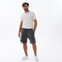 DIRTY LAUNDRY-Ανδρική sport βερμούδα DIRTY LAUNDRY DLMB1320S TOWEL LOOSE FIT γκρι