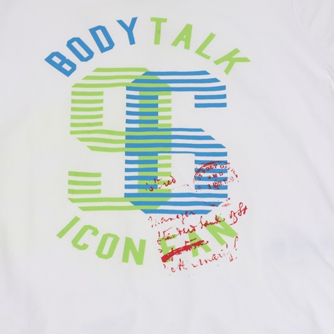 BODYTALK-Παιδικό σετ ρούχων BODYTALK λευκό μπλε