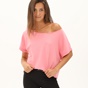 BODYTALK-Γυναικεία cropped μπλούζα BODYTALK 1201-904128 LOOSE ροζ