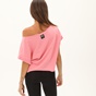 BODYTALK-Γυναικεία cropped μπλούζα BODYTALK 1201-904128 LOOSE ροζ