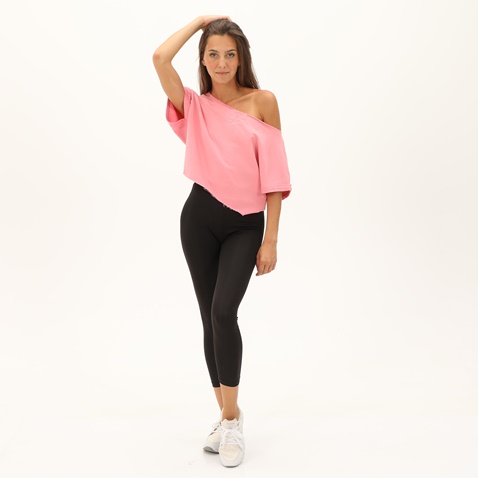 BODYTALK-Γυναικεία cropped μπλούζα BODYTALK 1201-904128 LOOSE ροζ