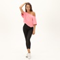 BODYTALK-Γυναικεία cropped μπλούζα BODYTALK 1201-904128 LOOSE ροζ