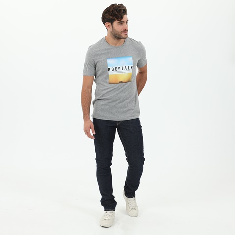 BODYTALK-Ανδρικό t-shirt BODYTALK γκρι 