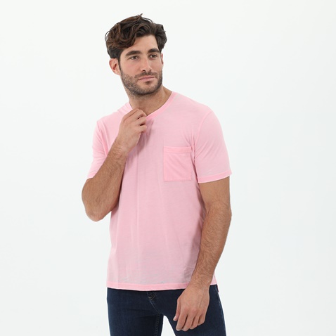 BODYTALK-Ανδρικό αθλητικό t-shirt BODYTALK ροζ