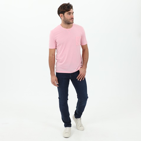 BODYTALK-Ανδρικό αθλητικό t-shirt BODYTALK ροζ