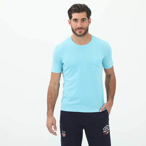 BODYTALK-Ανδρικό t-shirt BODYTALK μπλε