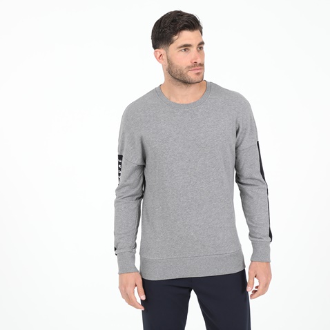 BODYTALK-Ανδρική φούτερ μπλούζα BODYTALK FORPLEASUREM CREWNECK γκρι
