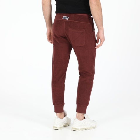 BODYTALK-Ανδρικό παντελόνι φόρμας BODYTALK COMFYM JOGGER μπορντό