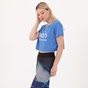 BODYTALK-Γυναικείο cropped t-shirt BODYTALK 1211-908020 μπλε