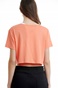 BODYTALK-Γυναικείο cropped t-shirt BODYTALK 1211-908020 πορτοκαλί