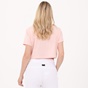 BODYTALK-Γυναικείο cropped t-shirt BODYTALK 1211-908020 ροζ