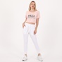 BODYTALK-Γυναικείο cropped t-shirt BODYTALK 1211-908020 ροζ